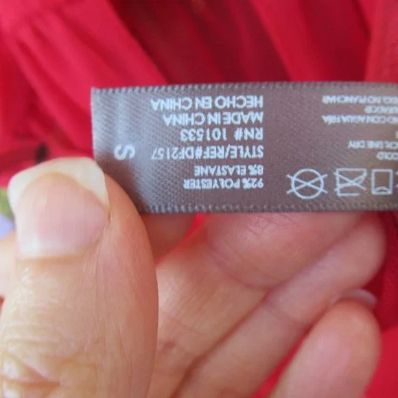 NWT push up baby doll & panty set red size S - Picture 15 of 16